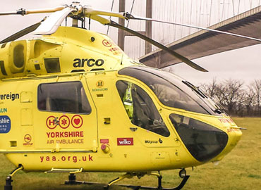 Yorkshire Air Ambulance with Instant Availability