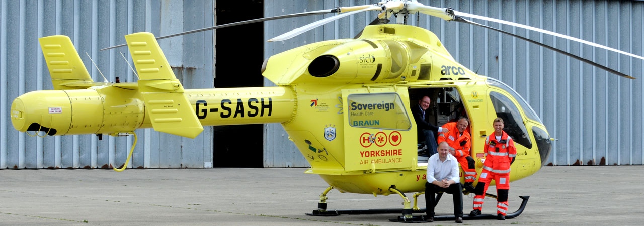 Yorkshire Air Ambulance with Instant Availability